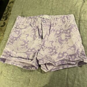 Gap Kids Purple Floral Shorts